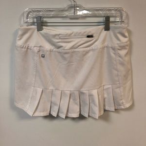 White Fabletics skirt